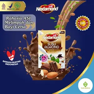 Susu Almond Nextamond 200gram untuk Ibu Menyusui Pelancar ASI Booster Bubuk Rasa Cokelat Susu Almond Nextamond 200gram untuk Ibu Menyusui Pelancar ASI Booster Bubuk Rasa Cokelat