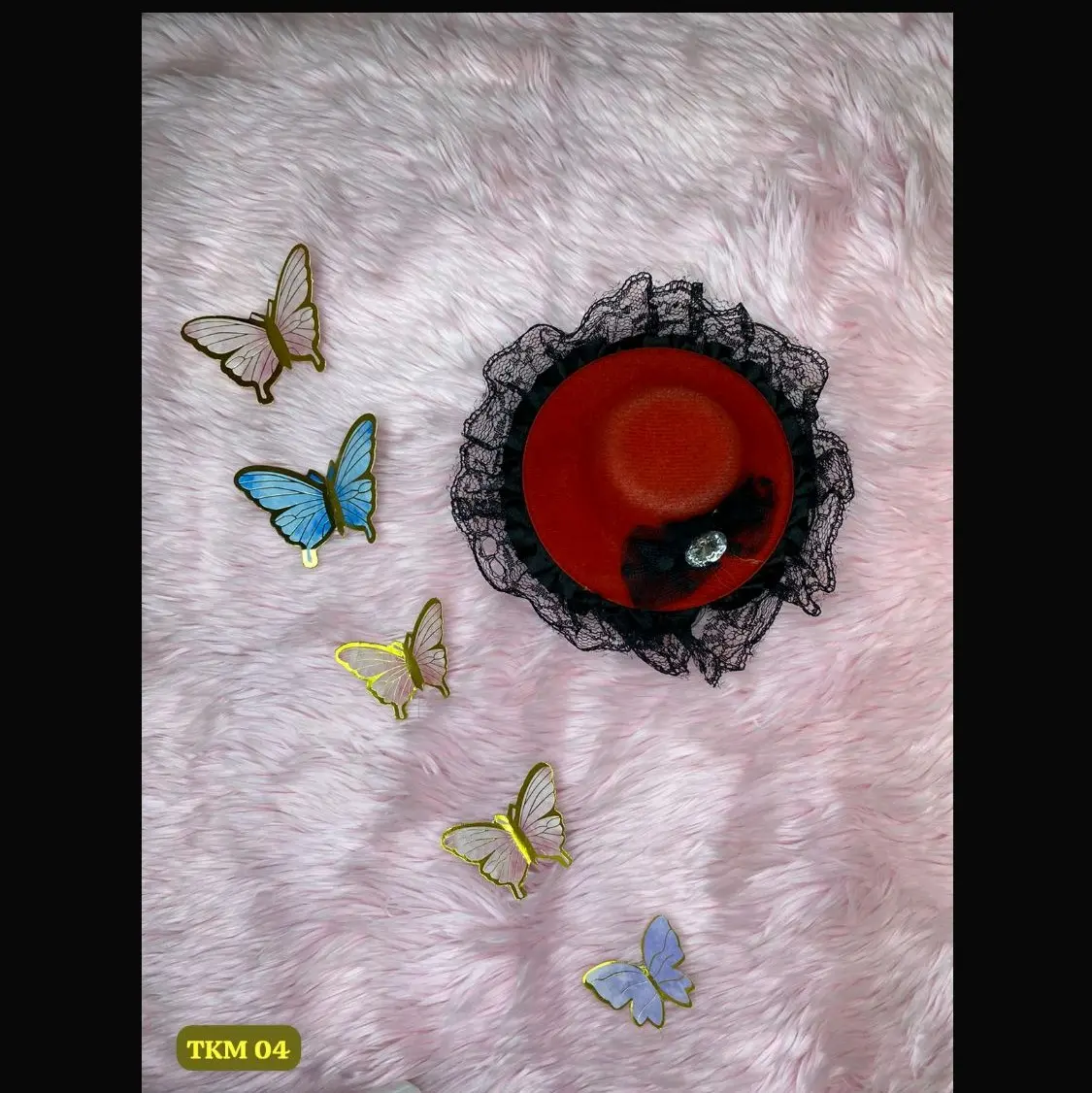 Topi Kecil Aksesoris renda pesta