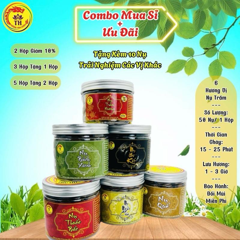 Trầm Hương Cao Cấp  Mua 3 Tặng 1  Trầm Nụ Thảo Dược 5 Hương Vị  Thuốc Bắc Bồ Kết Bách Xanh Ngải Cứu Quế  | Hương Tâm Hiền Dầu Thơm Phòng 