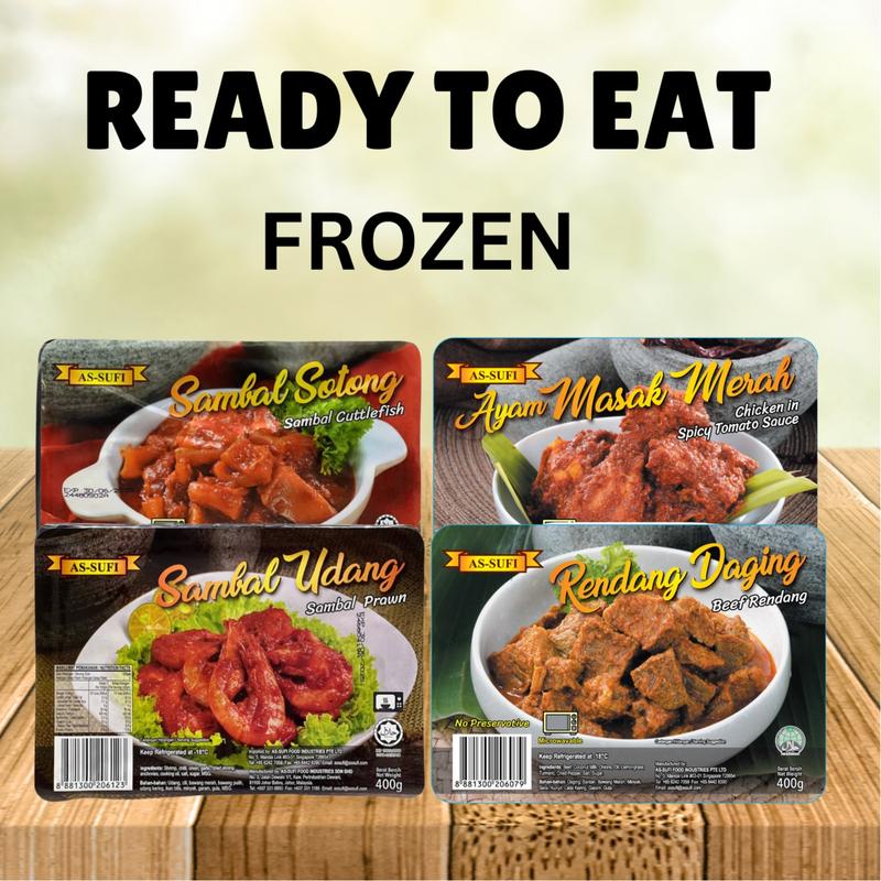 READY TO EAT FROZEN  AS-SUFI  IN TRAY 400GM 2