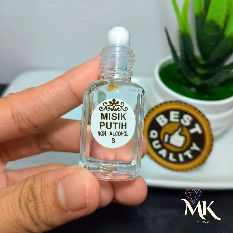 Minyak Wangi Permata Misik Putih 10ml Non Alkohol 3
