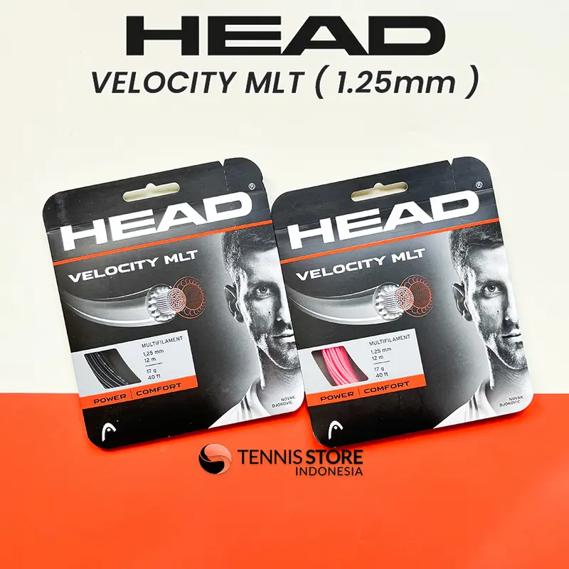 Senar Tenis HEAD VELOCITY MLT 17 / 1.25 Tennis String Original 0