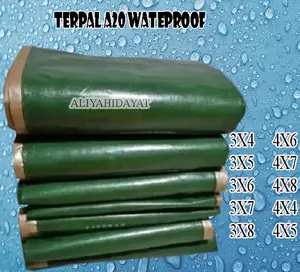 Terpal A20 korea ukuran 4x6 4x7 4x5 bisa sebagai penutup truck / terpal tenda sudah ada lubang kancing