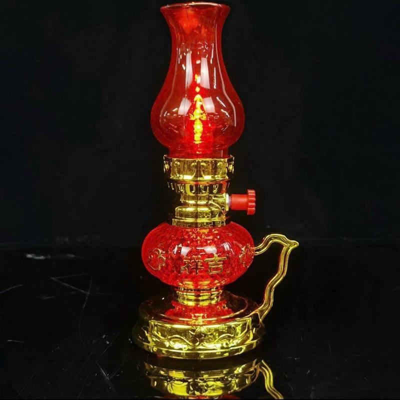 Đèn dầu thờ cúng sài pin( 1 cây - tặng kèm pin)    [Đèn thờ vĩnh cửu]_tiết kiệm điện năng. 1