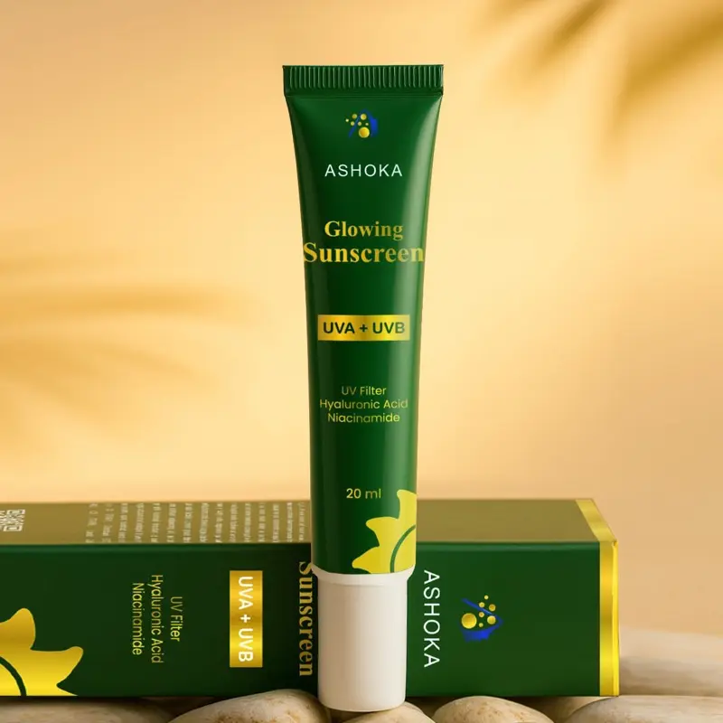 Sunblock glowing ashoka