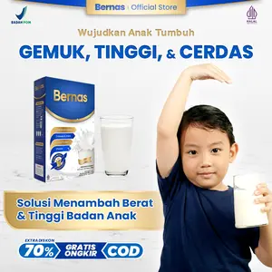 BERNAS - Efektif Secara Cepat Naikan Nafsu Makan Berat Badan dan Tinggi Badan Anak - Susu Import Berkualitas Tinggi Original 100%