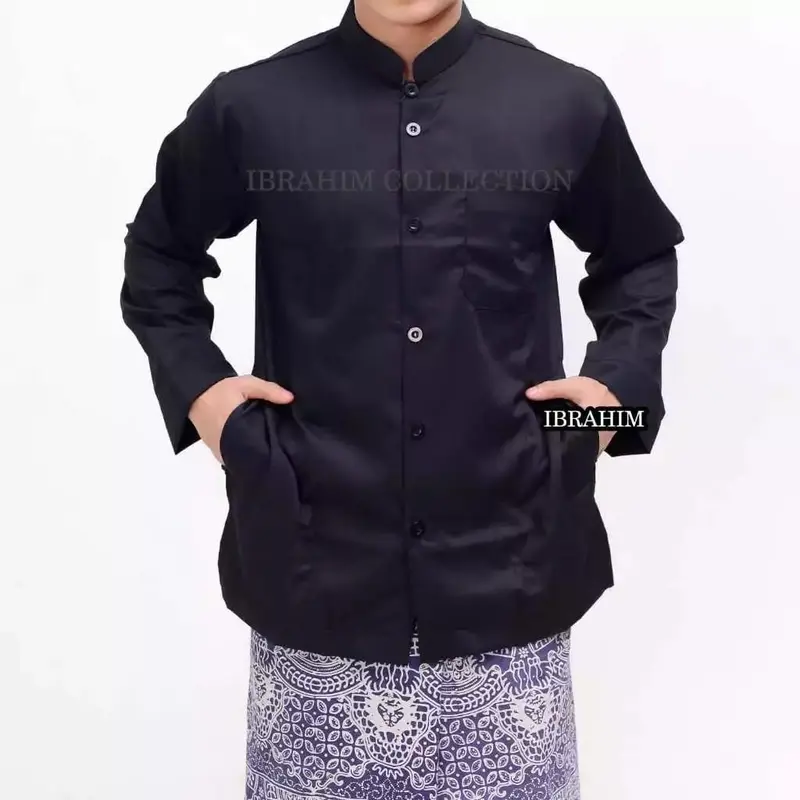 Al Karim - Koko Dewasa Muslim lengan Panjang Nyaman dipakai  pakaian Muslim 4