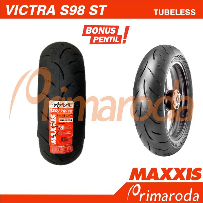 Gambar Ban motor MAXXIS Victra ST 130/70 Ring 12 130/70-12 Tubeless dari Primaroda Kota Surabaya Tokopedia