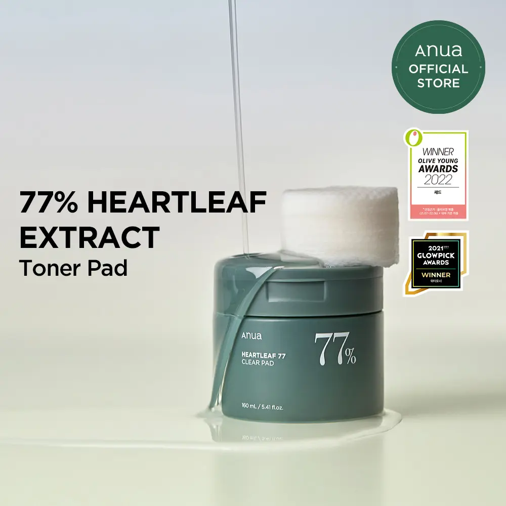 Anua Heartleaf 77 Clear Toner Pad (70ea) - Skincare Padtoner