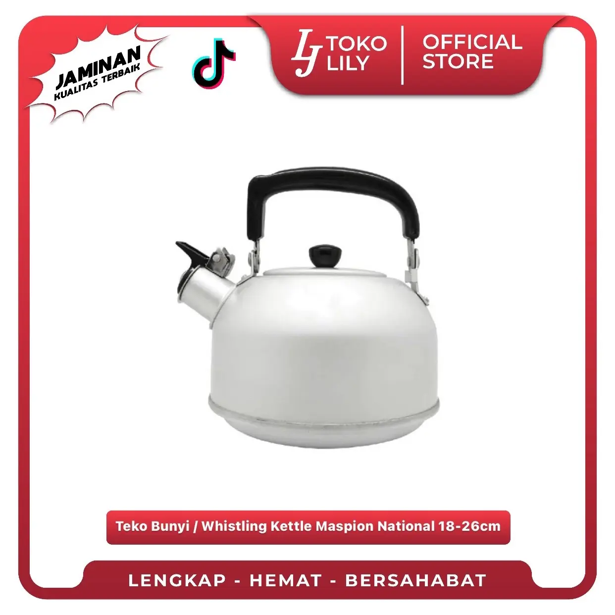 ￼Teko Bunyi / Whistling Kettle Maspion National 18-26cm