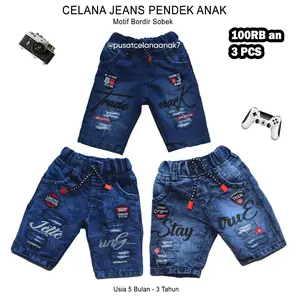 Celana Jeans Dan Katun Chinos Cargo Untuk Batita Usia 6 Bulan - 2 Tahun Fashion Laki-Laki Unisex