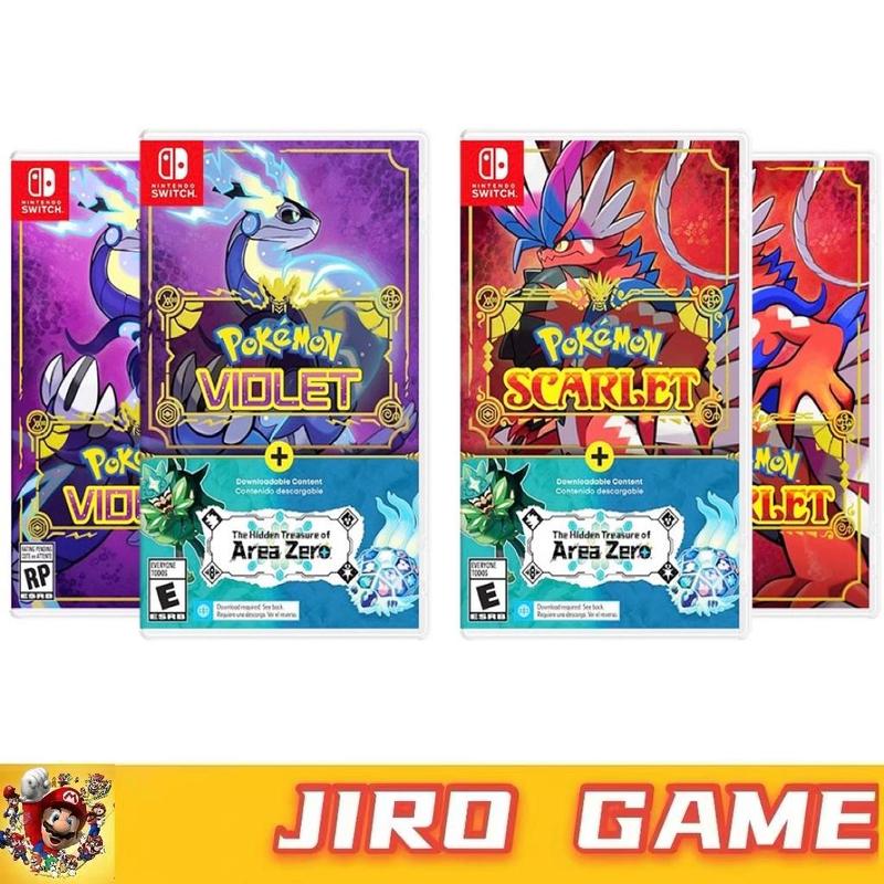 Nintendo Switch Pokemon Scarlet Violet + The Hidden Treasure of Area Zero English Chinese Permainan Game Switch