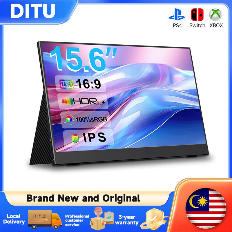 Portable Monitor, 14Inci / 15.6Inci Monitor Gaming, Skrin Sentuh ...