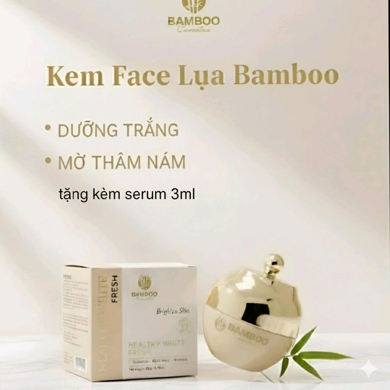  Kem Face Lụa Bamboo Whitening Dưỡng Ẩm Da Skincare 