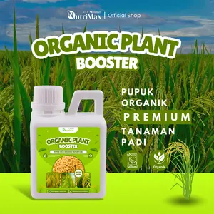 NutriMax Organic Plant Booster Padi 500 ML - Pupuk Organik Cair Padi  - Mempercepat Pertumbuhan & Pelebat Daun Padi