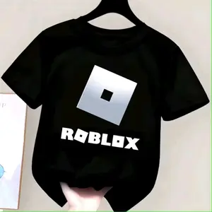 Baju Kaos Atasan Anak Anak cewe cowo Unisex Umur 2-10 Tahun Motif Roblox kotak Distro
