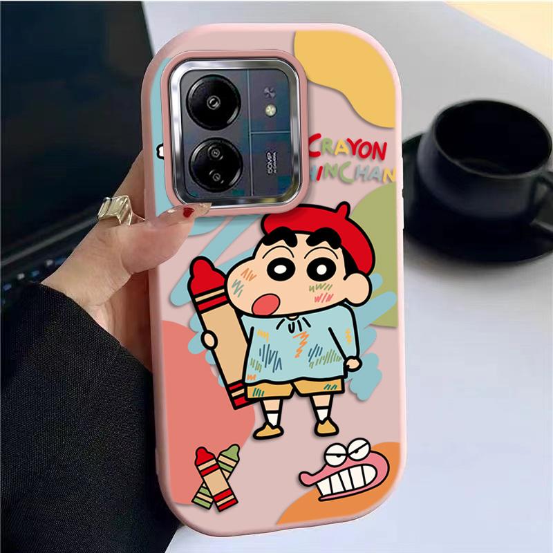 For Xiaomi Redmi 13 Casing HP silikon cangkang lunak Casing ponsel lucu Casing Tpu Redmi 13C Perumahan tahan guncangan Casing ponsel wanita Redmi 13 5G Casing ponsel selebriti internet casing ponsel wanita