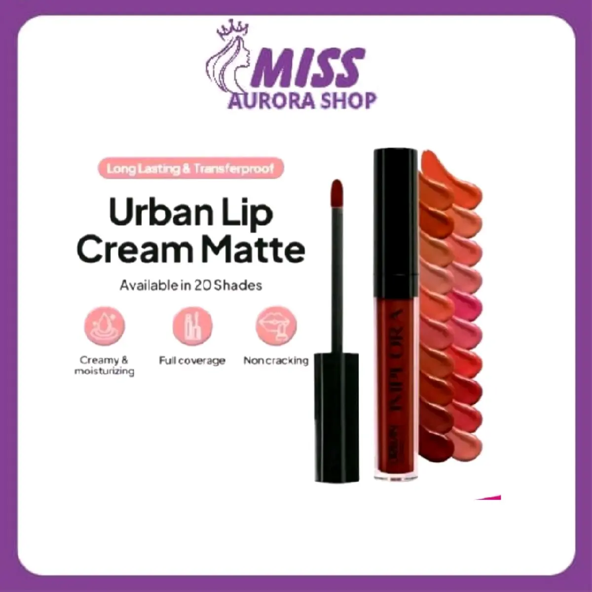 IMPLORA Urban Lip Cream Matte Original BPOM - LipCream
