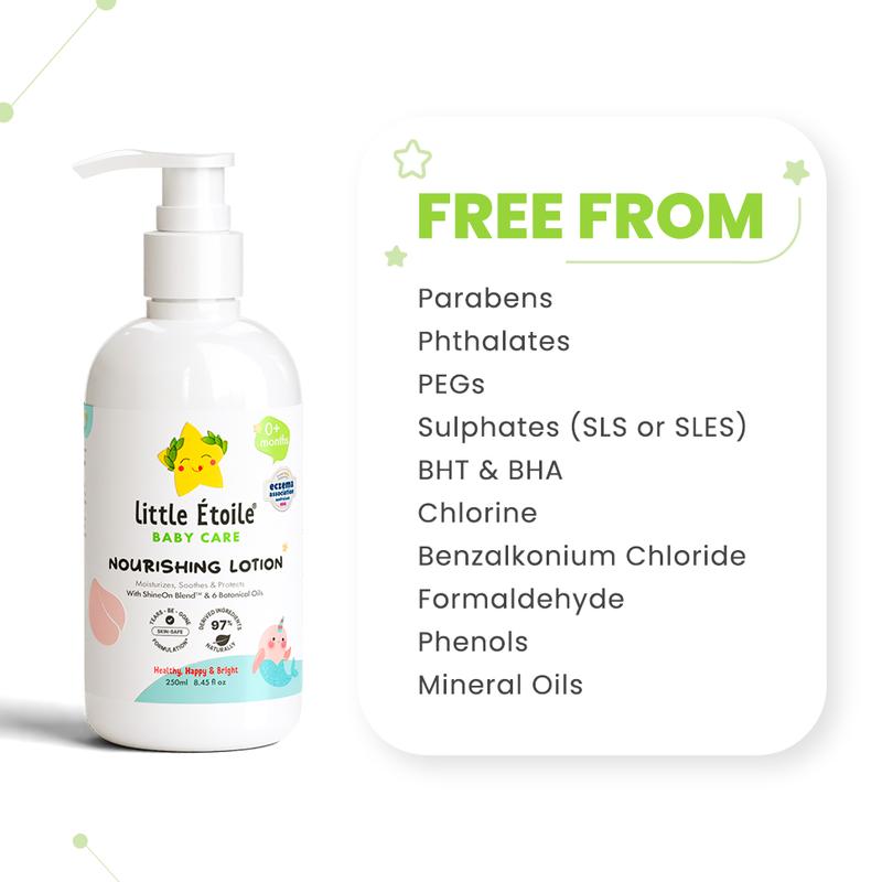 Product Introduction of Little Étoile Care Nourishing Lotion 250ml (0+ Months) 5