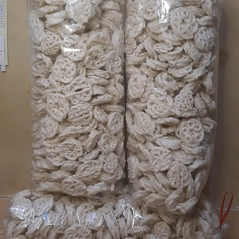 Kerupuk Putih Bantet Rasa Ikan Khas Ciamis 500grm - Sambal, Cemilan, Kuning, Manis, Keripik, Pedas, Jagung, Merah, Kripik 4