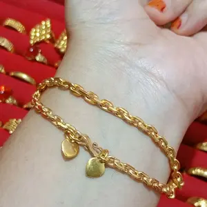 gelang koin medanan setara 10 gram kuning 24k