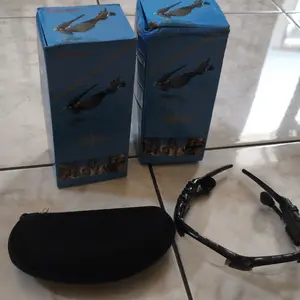 Glasses Bluetooth Upgrade Kacamata Hitam MP3 Headphone Headset bulit in Baterai Smart Audio Glasses