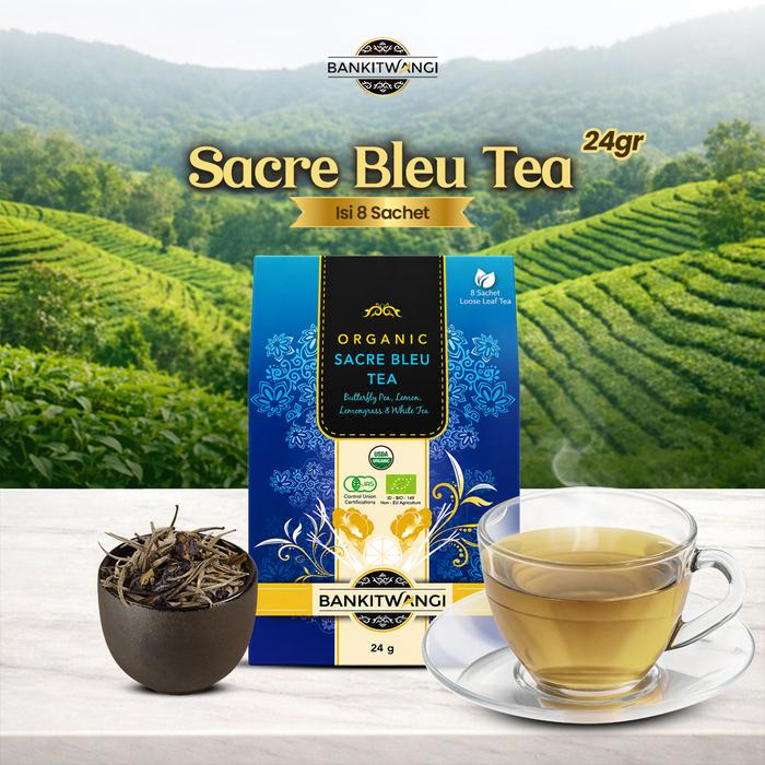 Gambar BankitWangi Sacre Bleu Tea 24gr - Teh Organik Premium dari Bankitwangi Official Store Kab. Tangerang Tokopedia