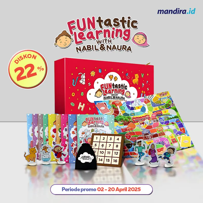 Mandira - Buku Anak - Funtastic Learning Full Set 1