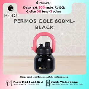 [KOKO PANCI PO 30 HARI] Pero Cole Permos 600ML / Termos Botol 600ML Anti Tumpah Tahan Panas dan Dingin Vacuum