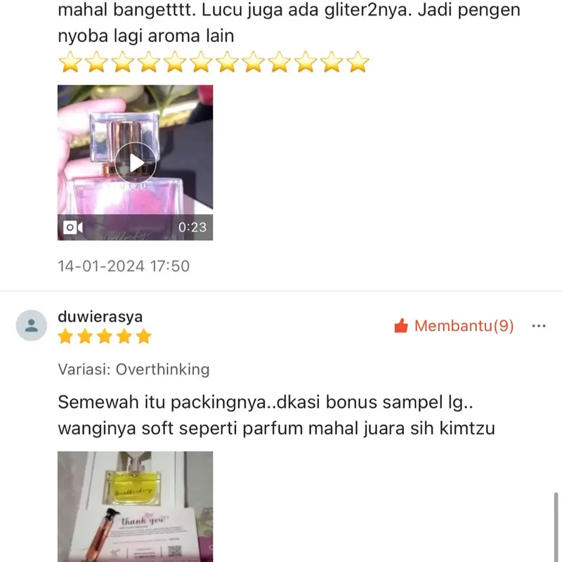 Kimtzu Perfume   Overthinking Hangover Scandal Fantasy Lullaby Wangi 6