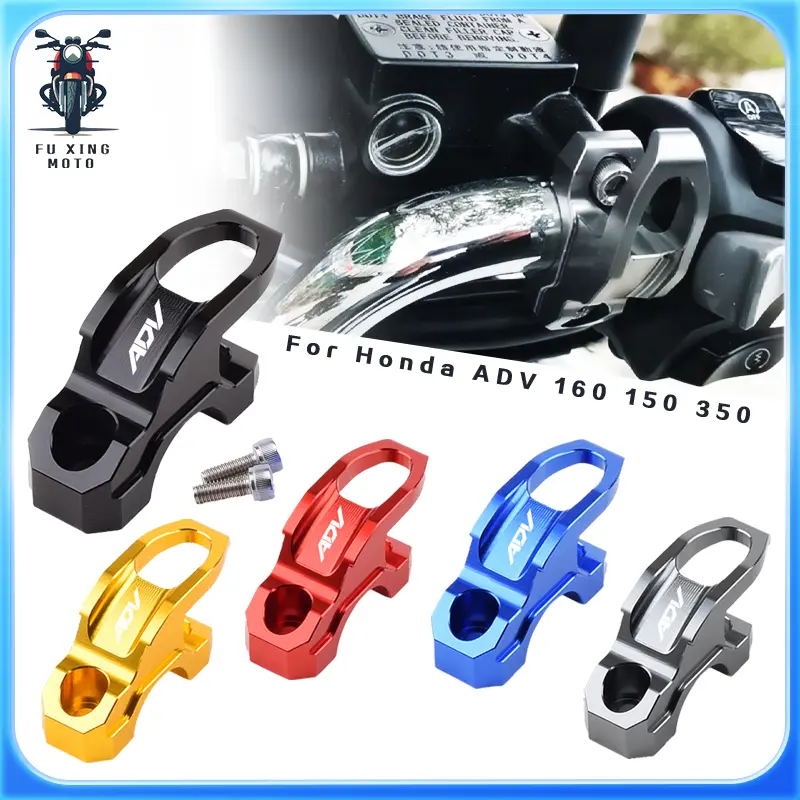 For Honda ADV 160 150 350 Motorcycle Aluminum CNC HOOK Brake Master Cylinder Holder Clamp Bracket Bag Hook Helmet Hanger ADV160 ADV150