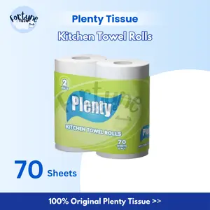 Tisu Tissue Dapur Kitchen Towel PLENTY 2 Rolls 70 Sheets Original