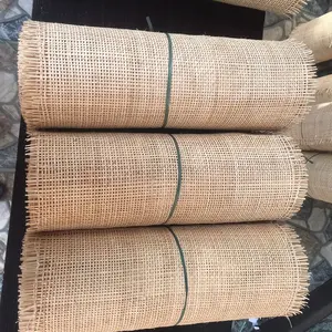 Anyaman rotan motif square roll