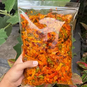 Kerupuk Ikan Jadul 500 Gram Chili Oil  Camilan Pedas