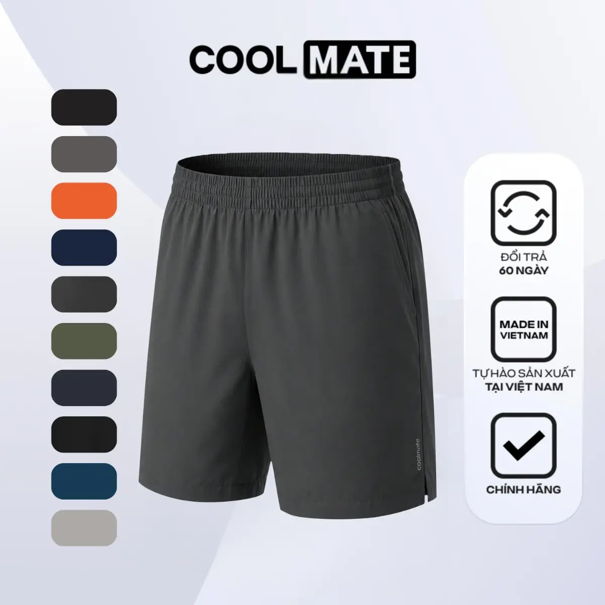 Quần Thể Thao Nam 7inch Ultra Short (Có túi khóa kéo) - Coolmate