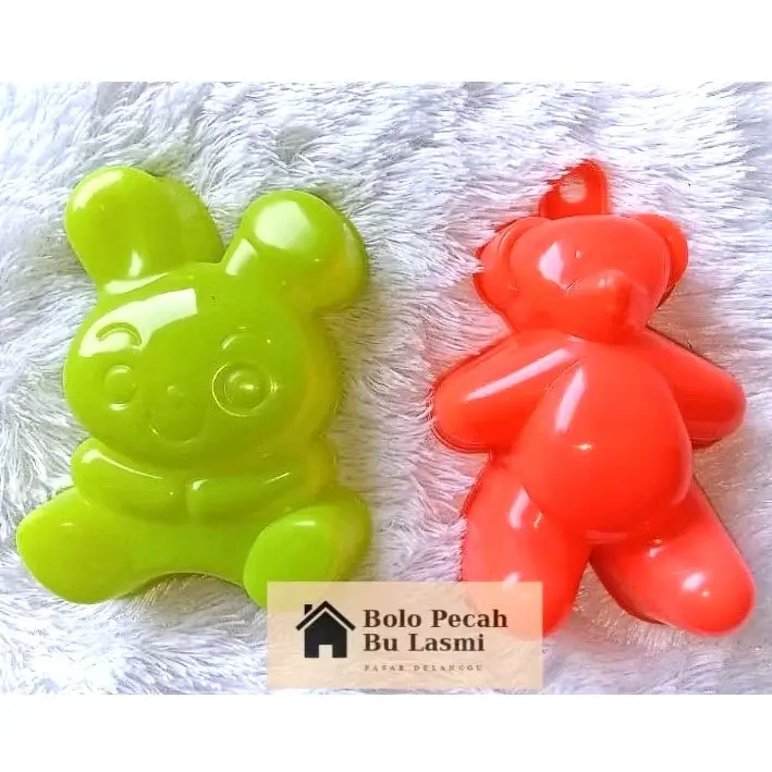 Cetakan Nasi Bento Box Bentuk Karakter Hewan / Cetakan Nasi Puding Jelly Karakter Boneka / Cetakan Serbaguna 0