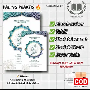 TAKRIMUNNAH'I - Panduan jiarah kubur tahlil sholat jenazah dan sholat ghaib lengkap dengan terjemahan dan text latin UKURAN KECIL (SEDANG)