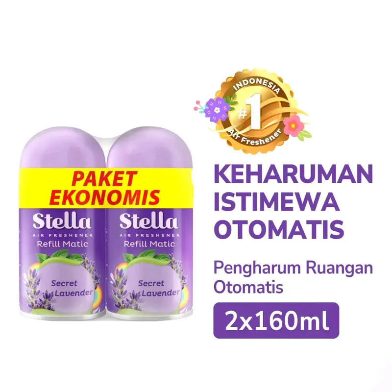 (ISI 2) STELLA REFILL MATIC PAKET HEMAT KEMASAN BARU (PAKET MULTIPACK) 6