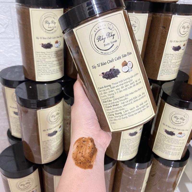 Tẩy tế bào chết cafe sữa dừa tẩytế