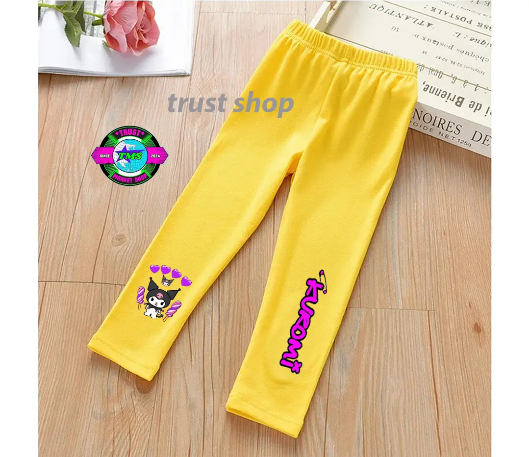LEGING ANAK PEREMPUAN/LEGING ANAK SPANDEKS JERSEY KUROMI LOVE  2 Fashion