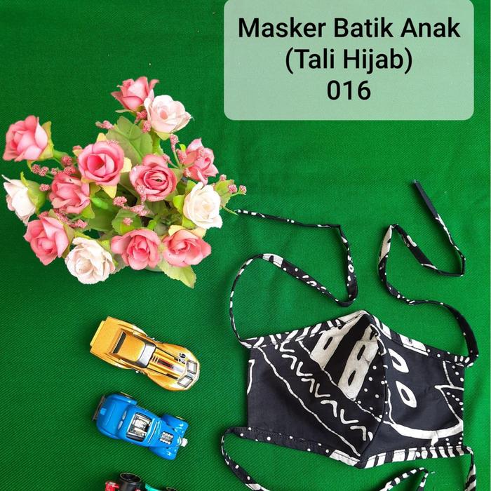 Gambar Masker Batik Tulis Madura (Anak-Anak) -04 dari Batik Madura Flovea Kab. Bangkalan Tokopedia