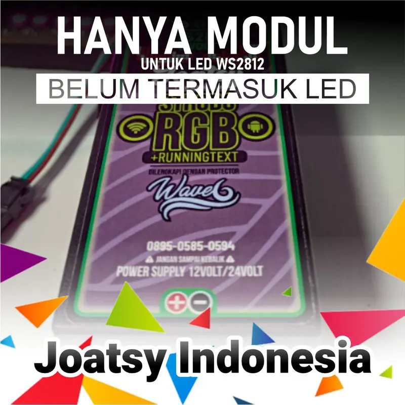 Modul (kontroler belum termasuk led) Strobo Mata WS2812 - Joatsy Wave Text Wifi W6 2