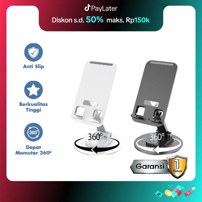 YESPLUS X6  Holder Phone Bisa Rotasi & Diputar Untuk Handphone & Tablet Holder HP 0