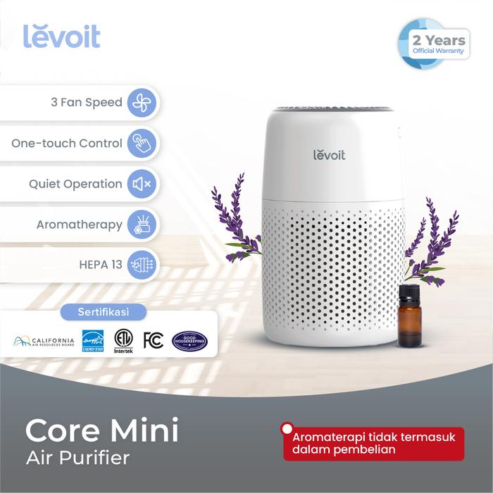 Gambar Levoit Core Mini Desktop Air Purifier with Fragrance Aroma Diffuser Putih Listrik - Core Mini, White  dari Levoit Indonesia Kota Administrasi Jakarta Utara Tokopedia