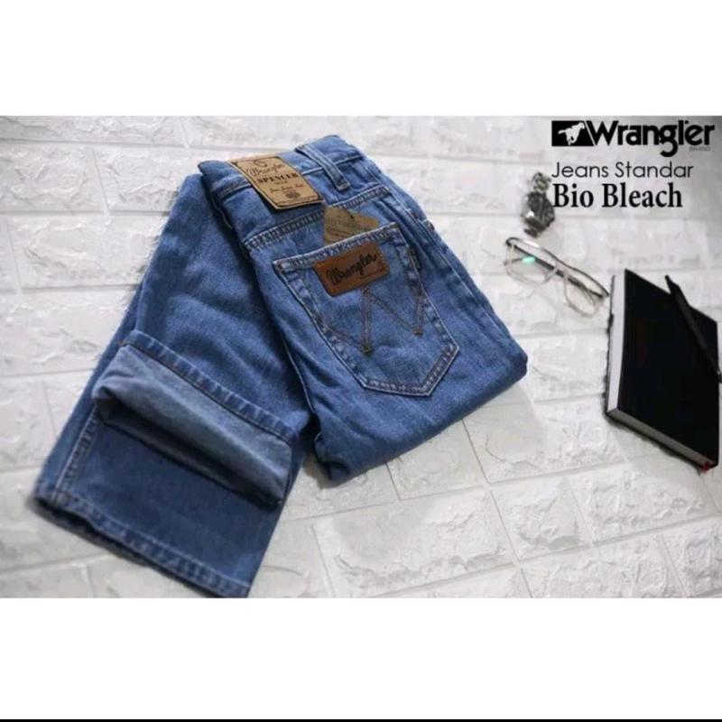WRANGLE'R CELANA JEANS DENIM PRIA STANDR LURUS / JEANS PRIA MODEL STANDAR DISTRO ORIGINAL BANDUNG 6