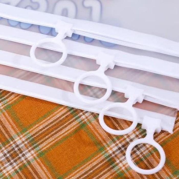 Zipper Bag Transparan Karakter Lucu Tempat Pensil Korea Terlaris! 1