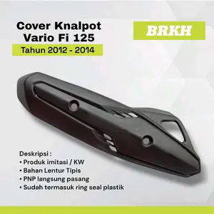 Pelindung Knalpot Honda Vario Fi 125 Tahun 2012 - 2014 Vario Tekno Cover Tutup Tameng Knalpot Motor