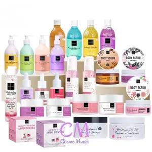 SCARLETT Whitening Body Lotion Shower Body Scrub Serum Facial Wash Toner Cream Shampo Conditioner
