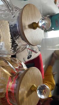 Product Review of High quality diamond cutting water jar with lid Kitchenware from Q**💕 3