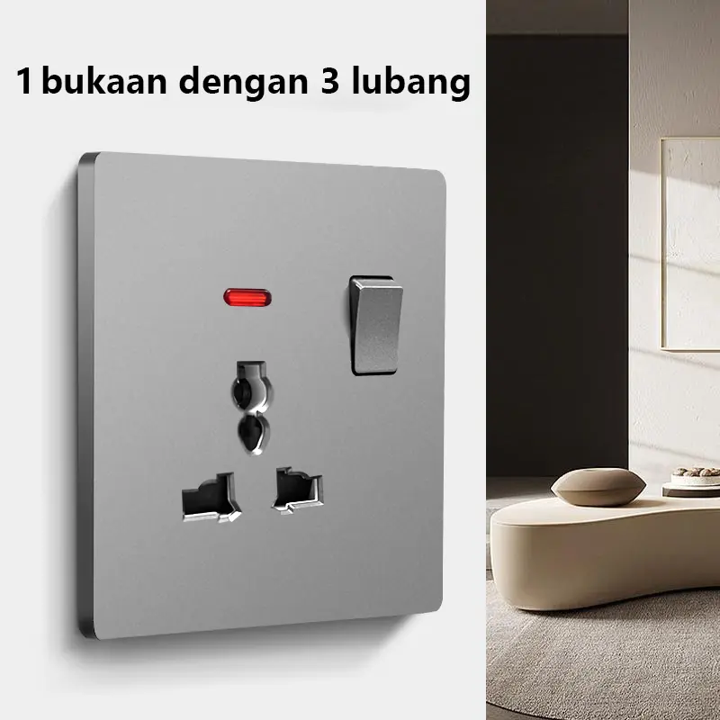 1 bukaan dengan 3 lubang